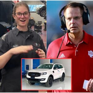 Hoosiers Janitor Helps Coach Cignetti with a Flat Tire, Wakes Up to a White SUV: An Act of Kindness Ignites a Life-Changing Miracle!-lq