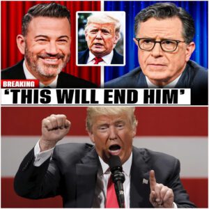 Late-Night Firestorm: Kimmel and Colbert’s Explosive On-Air Ambush Sends Trump Into Meltdown and Sparks Nationwide Media Frenzy -du