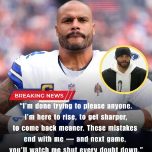 “Dak Prescott Erupts in Rage After Lions Defeat, Vows a Violent Comeback as Cowboys Turn Anger Into Their Most Dangerous Weapon Yet” - nh