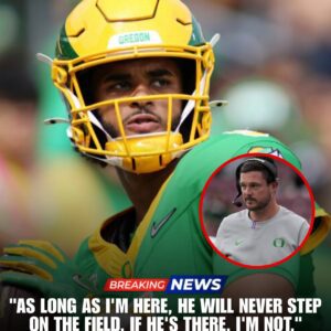 SHOCKING COLLEGE FOOTBALL DECLARATION: Oregon Ducks’ Dante Moore Threatens Rival Teammate with Explosive Statement, Igniting Social Media Frenzy and Nationwide Speculation! - tuta