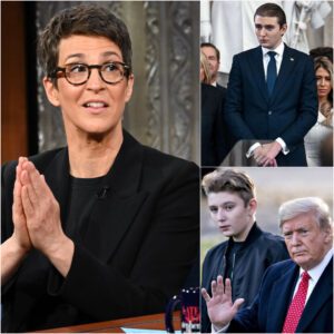 Rachel Maddow Silences Barron Trump on Live TV in a Jaw-Dropping Showdown That Leaves Millions Stunned Worldwide -du