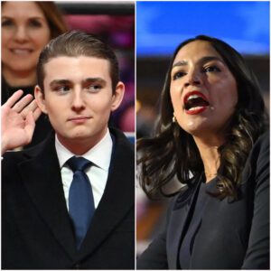 Barron Trump Stuns Senate With a Twenty-Second Verbal Counterstrike That Leaves AOC Speechless and the Chamber Erupting in Shock -du