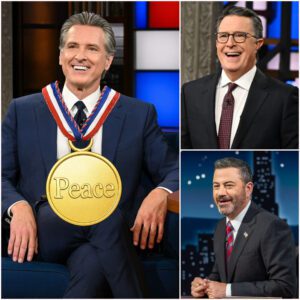 Gavin Newsom Shocks Late-Night TV by Declaring Victory in the First Intergalactic ‘Most Peaceful Person in Earth’s History’ Peace Prize -du