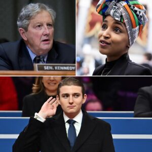 Washington Implodes as Barron Trump Sparks Explosive Clash With Senator Kennedy and Ilhan Omar Over a Secret “Tax Move” Behind Closed Doors_tl