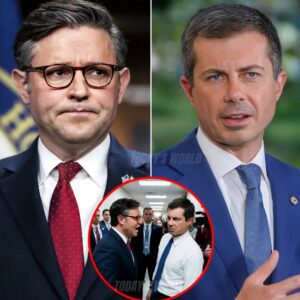 54 SECONDS OF FURY: The Fictional Clash Between Speaker Johnson and Pete Buttigieg That Set Congress on Fire - TH