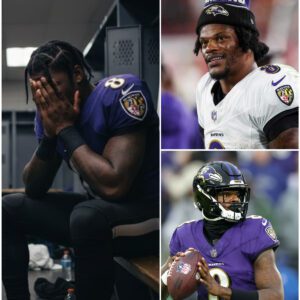 “A Silent Stadium, A Broken Heart, and a Pain No Scoreboard Can Measure: Lamar Jackson Breaks Down After Racist Abuse Overshadows Baltimore’s 22–27 Loss”-hti