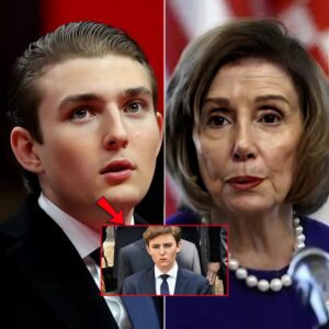 “Barron Trump Stuns the Nation by Seizing the Stage from Nancy Pelosi, Launching a 28-Second Verbal Blitz That Exposes Secrets and Leaves Everyone Gasping in Shock and Silence”_tl