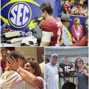 “A Mother’s Tears, a Son’s Silent Battle, and a Stadium That Never Knew the Truth — The Emotional Heartbreak Behind Ty Simpson’s Defeat Will Break Every Fan’s Heart Forever”-HTI