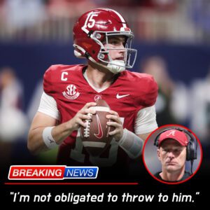 “When Loyalty Turns Into Silence: The Emotional, Heartbreaking, And Explosive Rift Inside Alabama Football After Ty Simpson’s Shocking Refusal To Throw To Ryan Williams — A Division No One Saw Coming, But Everyone Now Feels”-hti