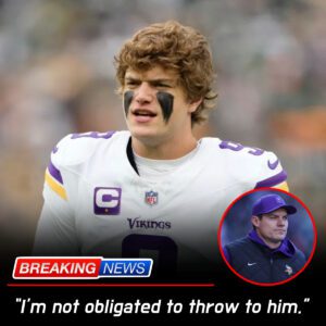 “When Victory Feels Like Betrayal: The Emotional Rift Inside the Minnesota Vikings After J.J. McCarthy Refuses to Throw to Justin Jefferson, Leaving Fans Heartbroken, Confused, and Desperate for Answers”-hti
