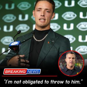 “He Said He’s Not Obligated, But the Truth Runs Deeper — The Silent Rift Between Carson Beck and Malachi Toney That Could Break Miami Football and Rewrite the Team’s Future Forever”-hti