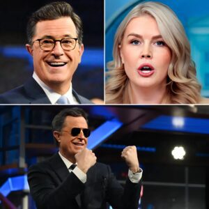 “WHEN KAROLINE LEAVITT TRIED TO CANCEL STEPHEN COLBERT WITH ONE FIERY TWEET, HIS CALM 90-SECOND LIVE-TV RESPONSE TRANSFORMED INTO A NATION-STOPPING MASTERCLASS THAT LEFT EVEN HIS CRITICS SPEECHLESS”_TL