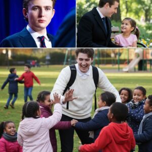 The Heart-Stopping Moment Barron Trump Stepped Forward and Changed a Thousand Lives Forever — A Silent Act of Love That Shocked America and Brought a Crowd to Tears - pm