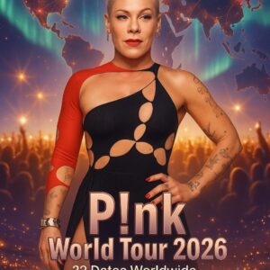 P!NK IGNITES A GLOBAL EARTHQUAKE: 2026 WORLD TOUR UNLEASHED WITH 35 ARENA DATES & A SECRET KELLY CLARKSON TWIST -du