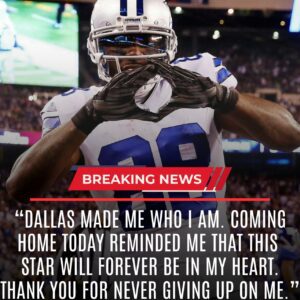 “Fans Break Down in Tears as 37-Year-Old Cowboys Legend Makes Stunning Return to Dallas for One Final, Heart-Shaking Goodbye” - nh