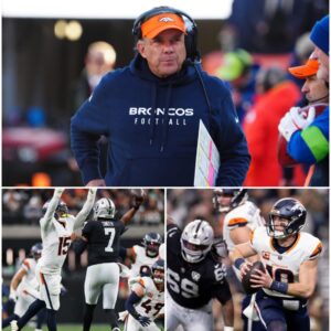 “After Denver Broncos’ Hard-Fought 24–17 Win Over Las Vegas Raiders, Postgame Outrage Erupts as Coach Condemns Unsportsmanlike Conduct That Tarnished Victory”-HTI