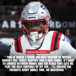 In the Midst of Explosive Salary Controversy, Patriots Star Shocks the NFL World With Heartfelt Confession: He Rejects Big-Money Offers Because His Only Dream Is to Stay in New England Forever-lq