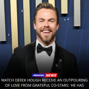 Hallmark hunk Derek Hough loves to heap praise on others, but his co-stars turned the tables on him this weekend. See what they said... - pm