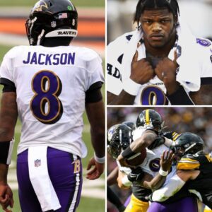 "Heartbreak on the Field: Lamar Jackson Breaks Down in Tears After Ravens’ Crushing 22-27 Loss to Steelers" - nh