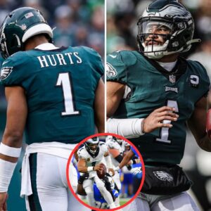 "Jalen Hurts Shattered: Career-High 5 Turnovers Crush Eagles’ Hopes in Heartbreaking 19-22 Loss to Chargers"