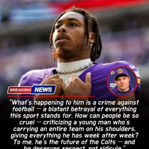 “The Emotional Stand That Stunned the NFL: A Coach’s Heartfelt Defense, A Quarterback Under Fire, And A Moment That Changed How Millions Saw Justin Jefferson Forever.” -hti