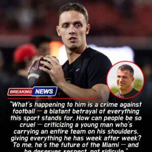 “In a Storm of Doubt, Criticism, and Broken Faith — One Coach’s Emotional Defense of His Quarterback Is Sending Shockwaves Through Miami and Changing the Narrative Forever.”-hti