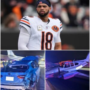“A Devastating Moment No Athlete Should Ever Face: Caleb Williams’ Wife Fights for Life After Shocking Plane Emergency as the Sports World Holds Its Breath”-HTI