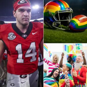 SHOCKWAVE ERUPTS ACROSS COLLEGE FOOTBALL AS GEORGIA QB GUNNER STOCKTON DEFIES RAINBOW SYMBOL MANDATE, IGNITING A NATIONAL FIRESTORM OF CONTROVERSY AND DIVIDING MILLIONS OF FANS - tuta