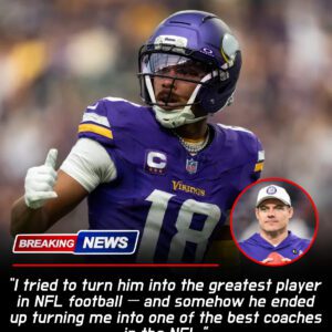 “From A Young Receiver Who Was Told He Wasn’t Ready — To The Man Who Rewrote The NFL, Rebuilt A Franchise, And Became The Wide Receiver Who Turned His Coach Into A Legend.”-