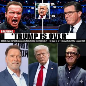 The Shocking Late-Night Showdown That Shattered Mar-a-Lago: Colbert and Schwarzenegger’s Explosive On-Air Trump Roast That Ignited Chaos, Fury, and a Nationwide Viral Firestorm-lq