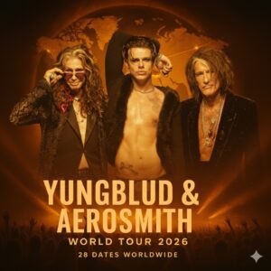 The Heart-Shaking, Tear-Pulling, Chaos-Fuelled Rock Reunion That No One Saw Coming — The Emotional, Explosive, History-Rewriting Journey Behind Yungblud & Steven Tyler’s “Chaos Anthem World Tour 2026” - pm