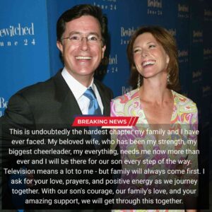 Heartbreak in Late-Night TV: Stephen Colbert’s Emotional Breakdown After Devastating News About His Wife Leaves Fans Stunned and Searching for Answers -du