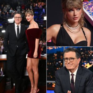 “The Unbelievable Live-TV Meltdown That No Fan Ever Expected: The ONE Sentence Stephen Colbert Said That Shattered Taylor Swift’s composure, Silenced the Audience, and Triggered the Most Chaotic Walk-Off in Late-Night History”_tl