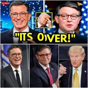 Stephen Colbert’s Live TV Bombshell Humiliates Mike Johnson and Trump, Triggering an On-Air Firestorm That Sends Washington Power Circles Into Total Meltdown -du