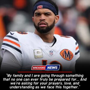 “Heartbreaking Announcement from Caleb Williams Leaves Chicago Bears Fans in Tears as Family Shares Devastating Loss That Shakes the Entire Football Nation”-hti