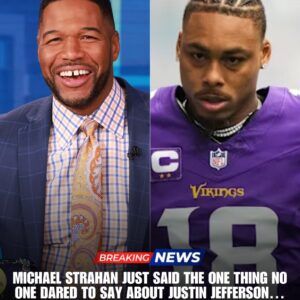 MICHAEL STRAHAN DROPS A SHOCKING, GAME-CHANGING 25-WORD WARNING ABOUT JUSTIN JEFFERSON THAT COULD SHAKE THE ENTIRE NFC AND REWRITE VIKINGS HISTORY FOREVER - tuta
