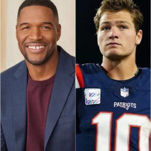 “MICHAEL STRAHAN JUST SAID THE ONE THING NO ONE DARED TO SAY ABOUT DRAKE MAYE THAT HAS AFC FANS EMOTIONAL, INTERNET ON FIRE, AND PATRIOTS NATION BELIEVING IN A FUTURE SUPER BOWL LEGEND”-HTI