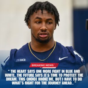 A Heart-Wrenching Shock That Sends Tremors Through Penn State Football Nation as Star Running Back Nick Singleton Emotionally Opts Out of the Pinstripe Bowl to Chase His Professional Dreams-lq