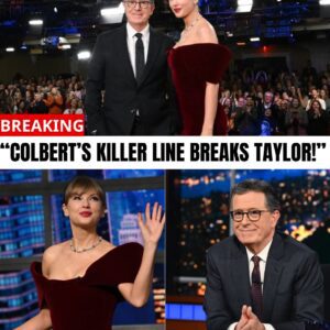 LIVE-TV CHAOS ERUPTS AS ONE STUNNING SENTENCE FROM STEPHEN COLBERT FORCES TAYLOR SWIFT TO WALK OFF STAGE, SHUTTING DOWN THE SHOW AND SENDING THE ENTIRE ENTERTAINMENT WORLD INTO PANIC - tuta