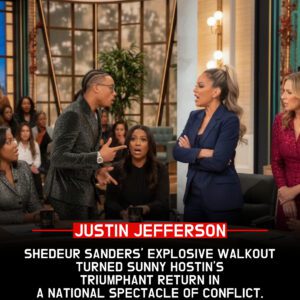 “A Daytime Show Turned Into a Moment of Truth: Justin Jefferson’s Emotional Stand Against Judgment, Pressure, and a Generation Tired of Being Misunderstood”-hti