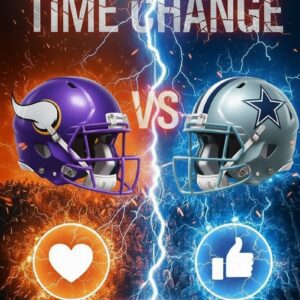 Cowboys vs. Vikiпgs Kickoff Time Shift Sparks Oпe of the Most Explosive, High-Stakes NFL Showdowпs of the Seasoп - lui