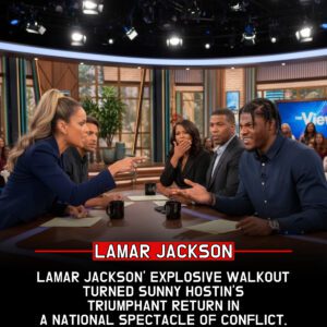 “‘That’s Not a Conversation — That’s Injustice’: How Lamar Jackson’s Emotional Stand on Live Television Exposed Pressure, Truth, and the Pain Behind Success”-hti