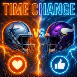 BREAKING AT AT&T STADIUM: Cowboys vs. Vikings Kickoff Time Adjusted, Igniting Massive Anticipation, Pressure, and a National Showdown in Arlington - tuta