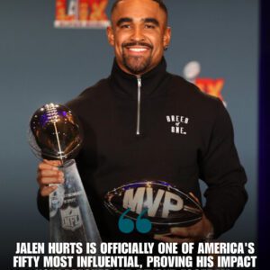 MORE THAN A QUARTERBACK: Jalen Hurts Named Among America’s 50 Most Influential, Redefining Power, Leadership, and Legacy Beyond Football - tuta
