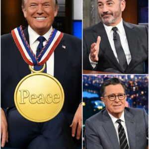 Donald Trump Shocks Stephen Colbert Studio With Claim He’s Been Named First‑Ever Intergalactic “Most Peaceful Person in Earth’s History” — Teases Even Bigger Revelations on Jimmy Kimmel Tuesday -du