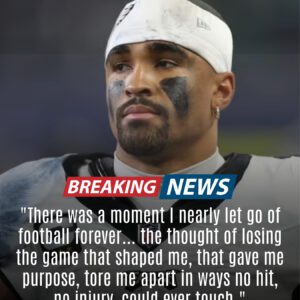 “Jalen Hurts Reveals Terrifying Moment He Almost Quit Football Forever — Fans Left Shaken, Heartbroken, and Speechless” - nh