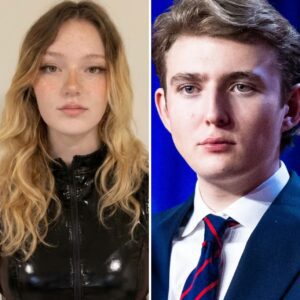 “The Blurry Photo That Shattered Silence: Barron Trump Spotted With Ukrainian Model Klara Jones — Internet Erupts In Wildest Romantic Speculation Ever” - nh