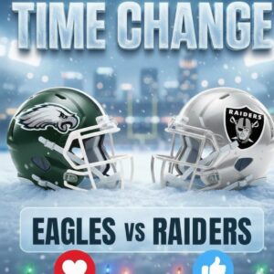 NFL Scrambles Under Winter Storm Pressure as Eagles vs. Raiders Week 15 Kickoff Time Is Suddenly Changed, Igniting Debate and Uncertainty - TUTA