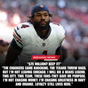 $75 Million? KEEP IT!” — D’Andre Swift Stuns the NFL With a Heart-Stopping Decision, Rejects Chargers and Texans to Swear Eternal Loyalty: “I Will Die a Chicago Bears Legend!-lq
