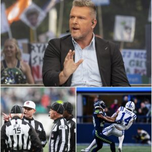 “When Seven Words From Pat McAfee Exploded Into a National Outcry and Led to the Entire Officiating Crew’s Suspension After the Colts vs. Seahawks Game — A Shocking Backstory of Frustration, Heartbreak, and a League in Turmoil”-HTI
